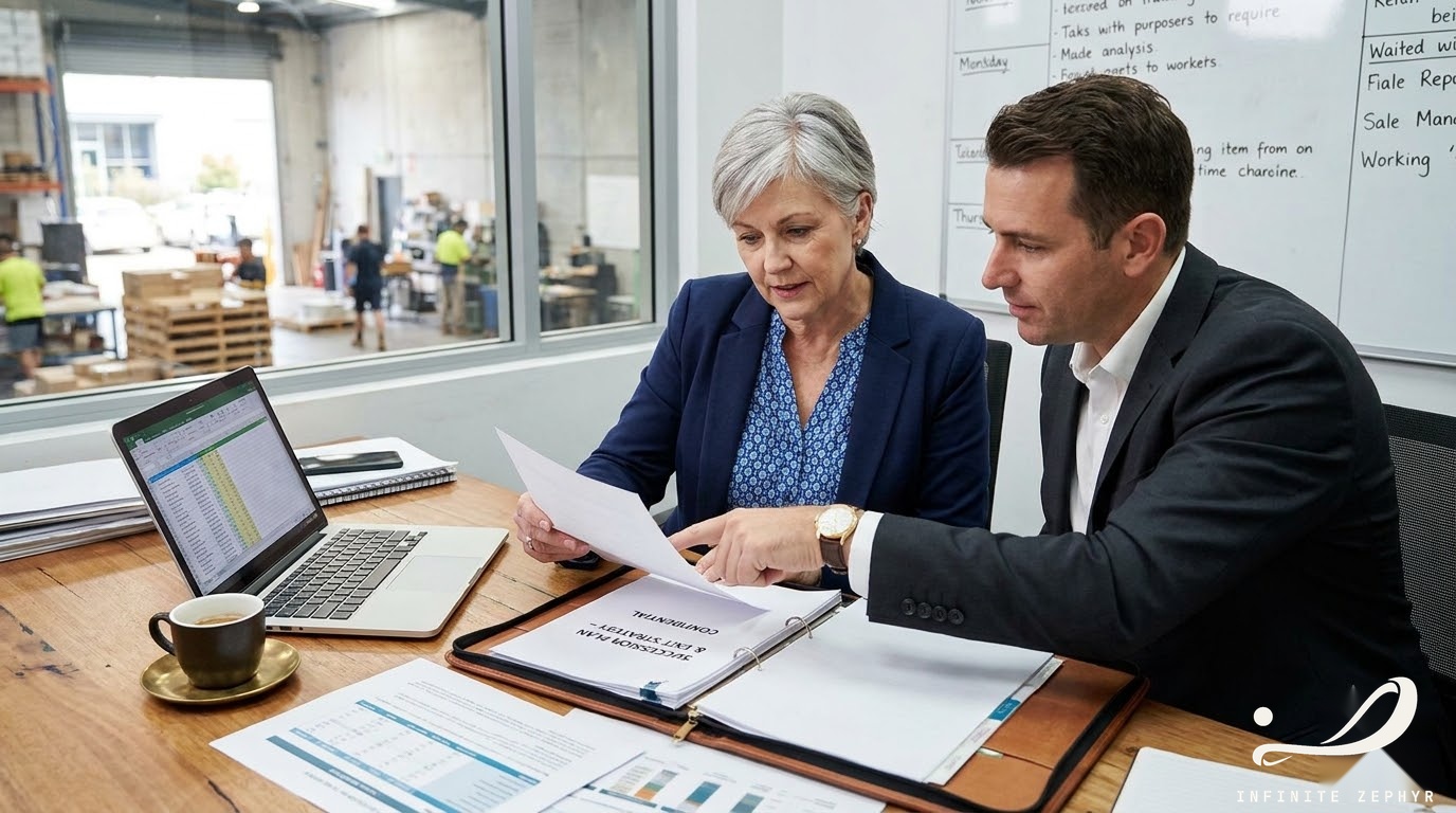 Coordinating with your accountant, solicitor and business valuer